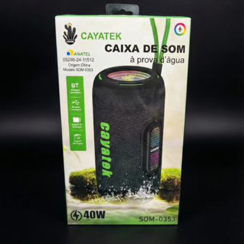 Caixa de Som Bluetooth CAYATEK 40W